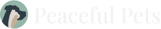 peaceful pets logo white
